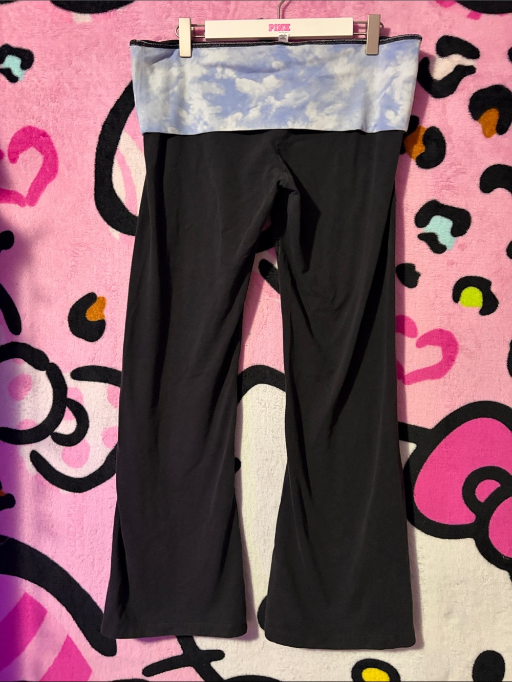 Victoria’s secret Fold over flare yoga pants